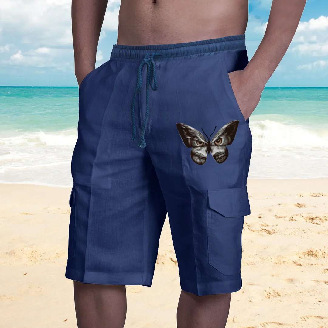 Men's Casual linen shorts 