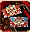 4PCS Cartoon Snake 2025 CNY Red Packet Envelope