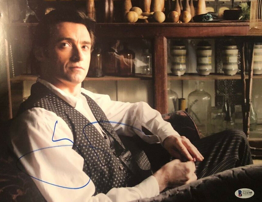 Hugh Jackman signed huge 11x14 Photo Poster painting Wolverine Prestige BECKETT COA