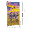 Zebra - Diamond Painting - Full Round Drill (Canvas|40*70cm)