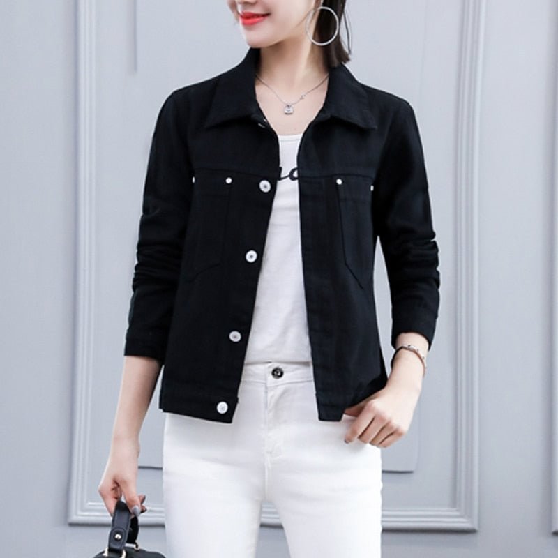 Jeans Jackets Women Coats 2019 Spring Jaqueta Feminina Loose Plus Size Chaqueta Mujer Casaco Female Woman Casual Denim Jacket