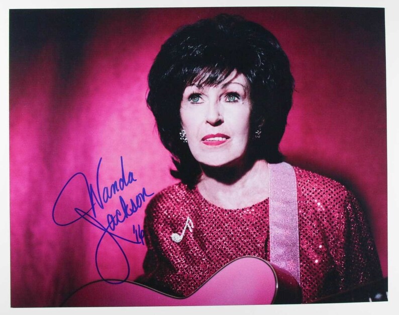 Wanda Jackson Signed Autographed Glossy 11x14 Photo Poster painting - COA Matching Holograms