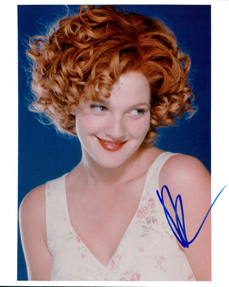 Drew Barrymore (Home Fries) signed authentic 8x10 Photo Poster painting COA