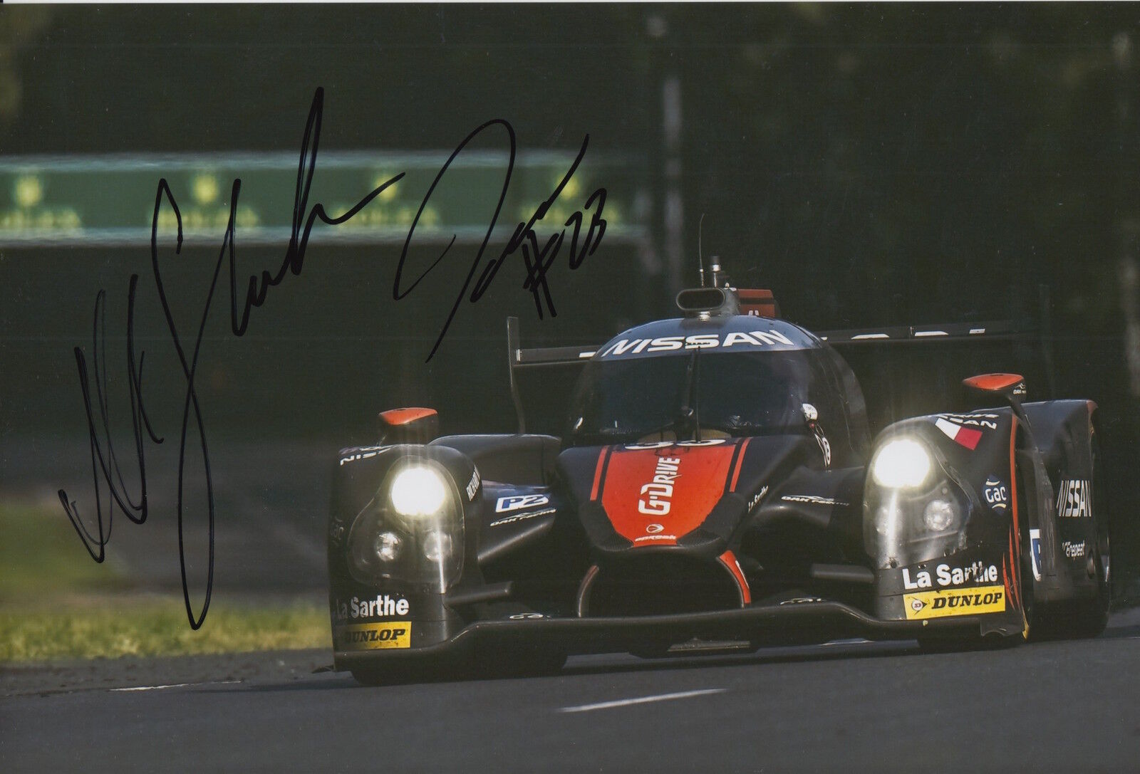 Jann Mardenborough and Mark Shulzhitskiy Hand Signed G-Drive 12x8 Photo Poster painting 7.