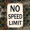 No Speed Limit - Metal Tin Signs(8*12Inch/12*16Inch)