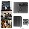 6V 6W Solar Exhaust Fan Waterproof Mini Ventilator Solar Panel Powered Fan
