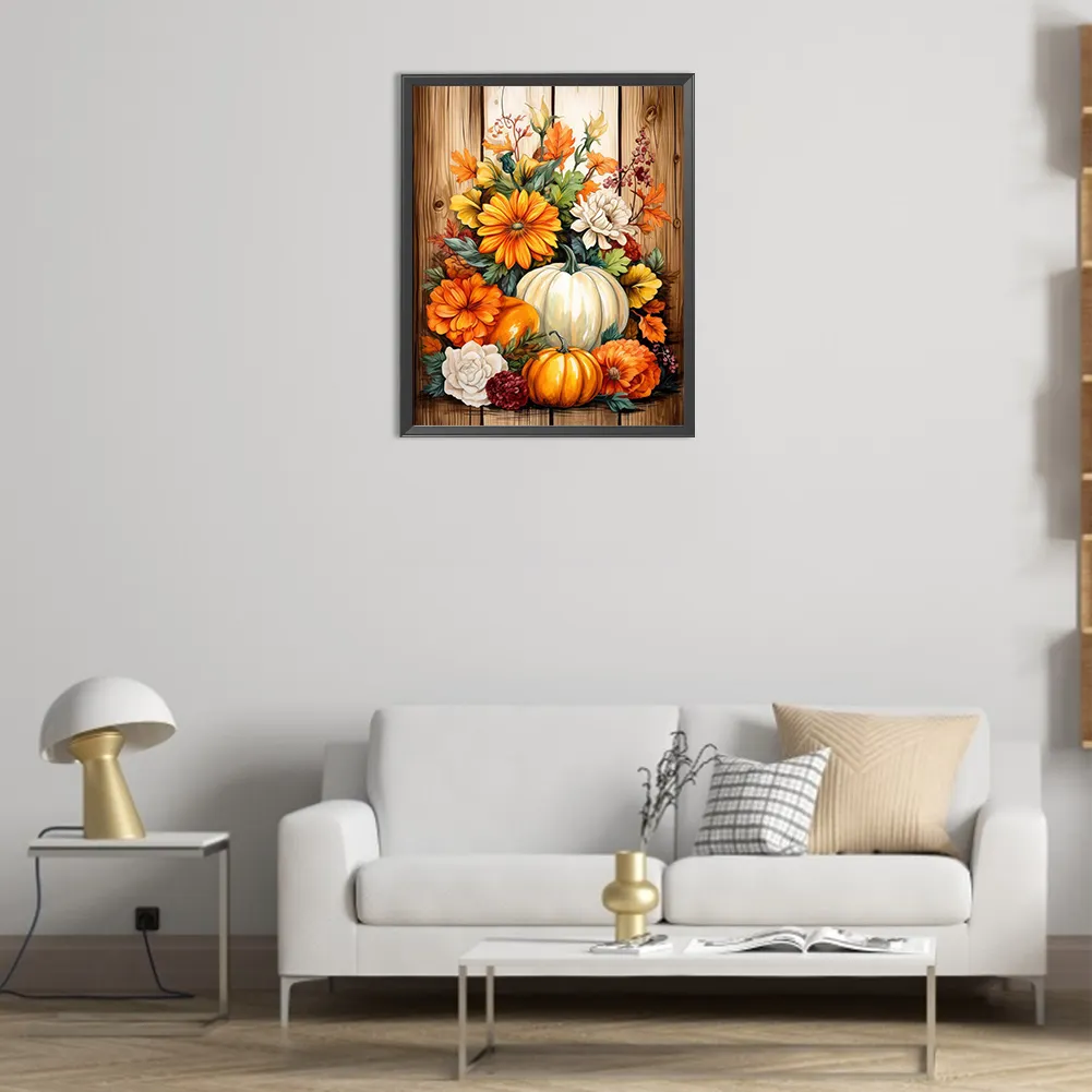 Full Round Diamond Painting 40*50cm - Pumpkin