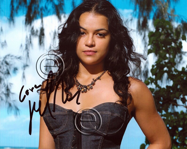 Michelle Rodriguez Autographed Signed Photo Poster painting 8 x 10 print Photo Poster painting picture poster wall art autograph