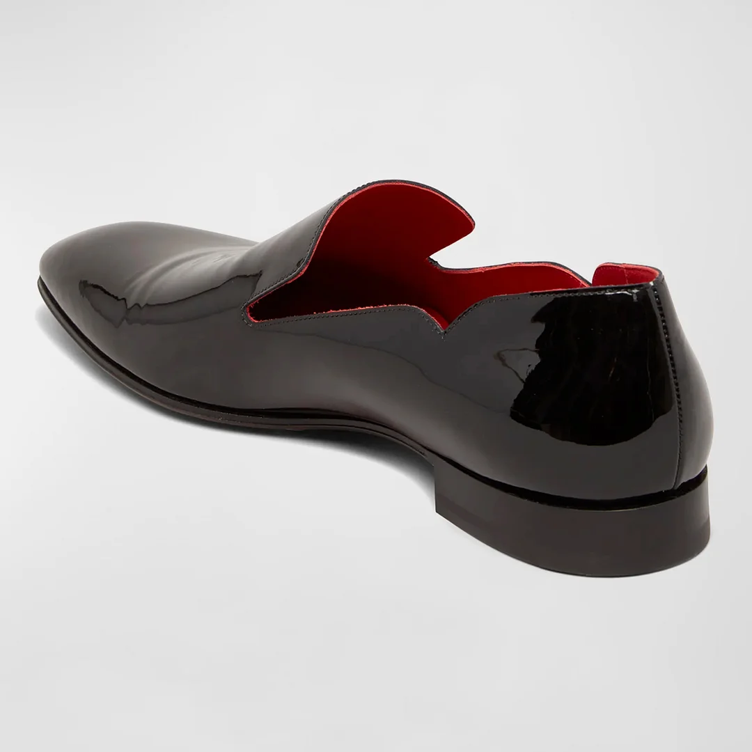 Merumote Gentleman's Oxford Shoes Red bottom Classic Formal Shoes-MERUMOTE