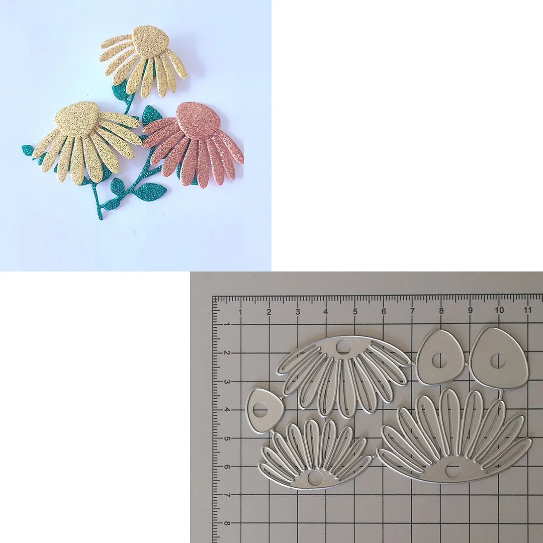 Flower Grass Set Paper Cut Metal Craft Dies Card Making Stencils Diy Manual Scrapbooking New Embossing Dies 2021