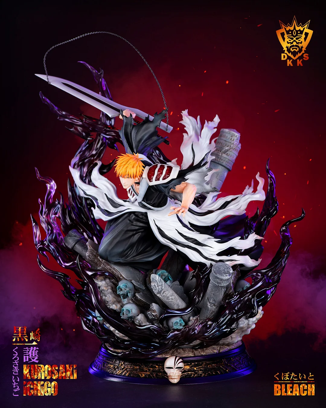 Bleach's Ichigo Kurosaki Unleashes Dark Power in Epic Thousand-Year Blood  War Figurine