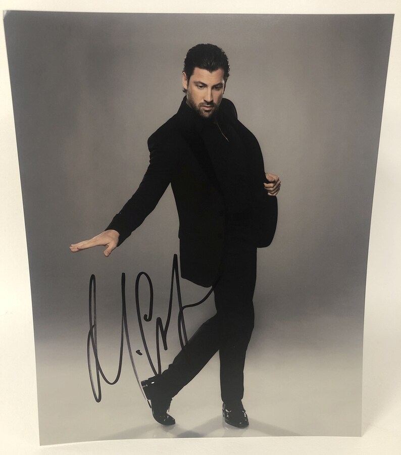 Maksim Chmerkovskiy Signed Autographed Glossy 8x10 Photo Poster painting - COA Matching Holograms