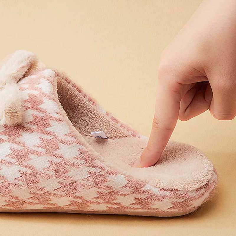 Letclo™  New Indoor Non-slip Plus Velvet Warm Couple Soft-soled Cotton Slippers letclo Letclo