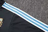 Joyfball 2025/2026 Argentina Half-Pull Training Suit Dark grey Football Jersey 1:1 Thai Quality Set