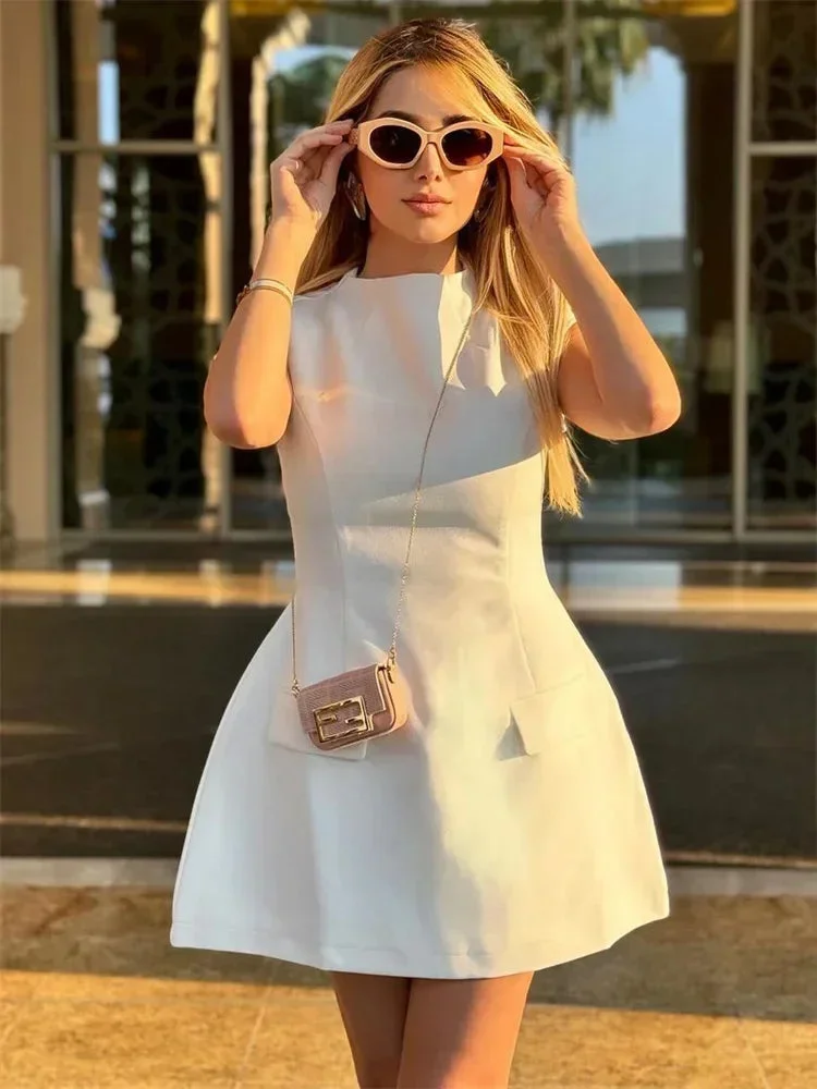 Oocharger Patchwork Long Sleeve Fashion Mini Dress For Women High Waist Fashion Patchwork Streetwear Female Elegant Slim Dress 2024