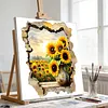 Sunflower Breakthrough-Paint by Numbers Acrylic Painting 40*40CM