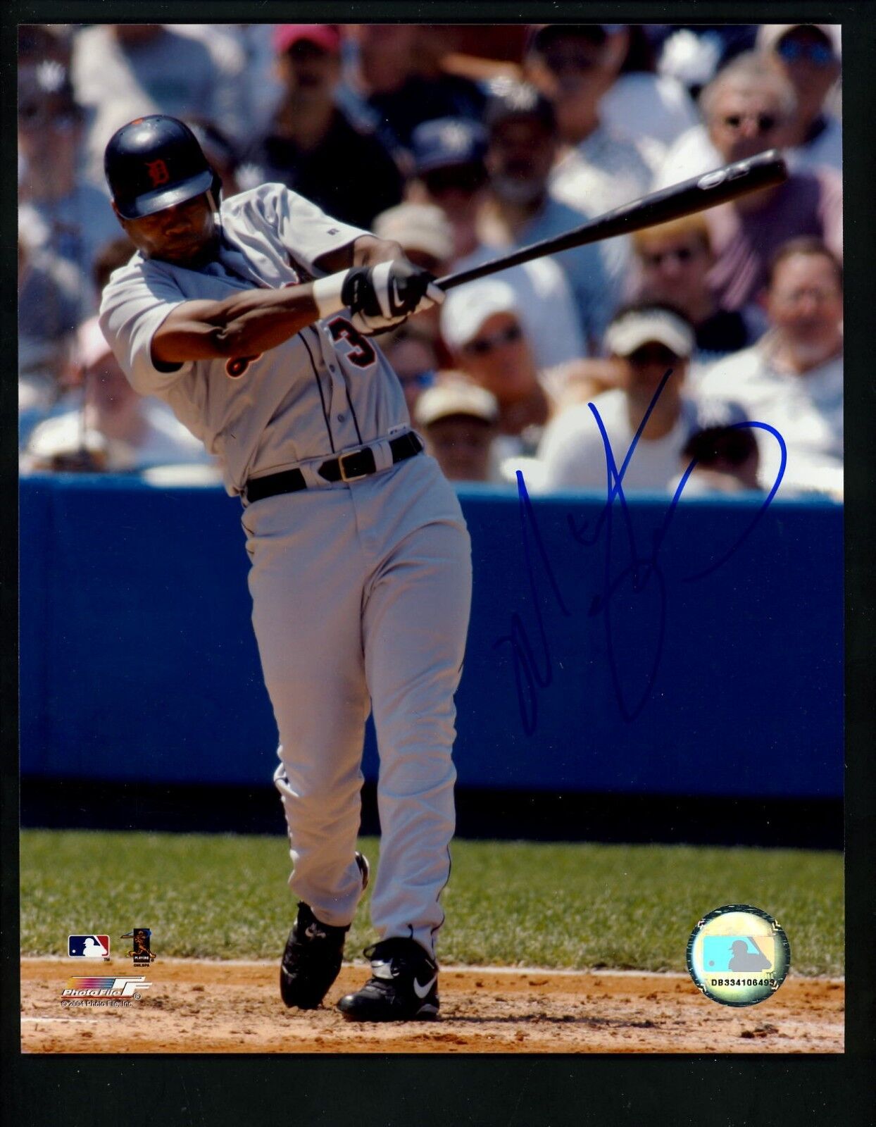 Marcus Thames Signed Autographed 8 x 10 Photo Poster painting Detroit Tigers