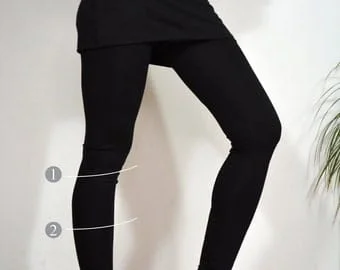 pornhint Pornhint Choose the length leggings for sport and yoga with skirt. Express shipping with DHL!