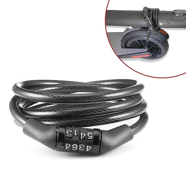 Scooter Bike Combination Cable Lock