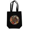 Canvas Tote Bag Embroidery Kit with Hoop Frame for Beginners Adults Sewing Art 32x37cm tapestrymarket
