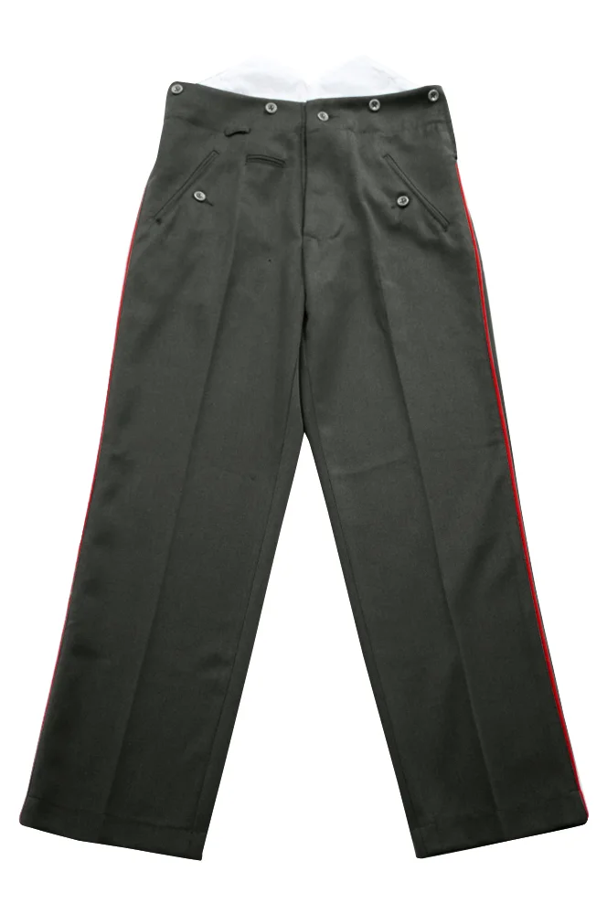   Wehrmacht German Officer Waffenrock Stone Grey Gabardine Dress Trousers German-Uniform
