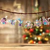 6pcs DIY Diamond Painting Animals Double-Sided Keychains