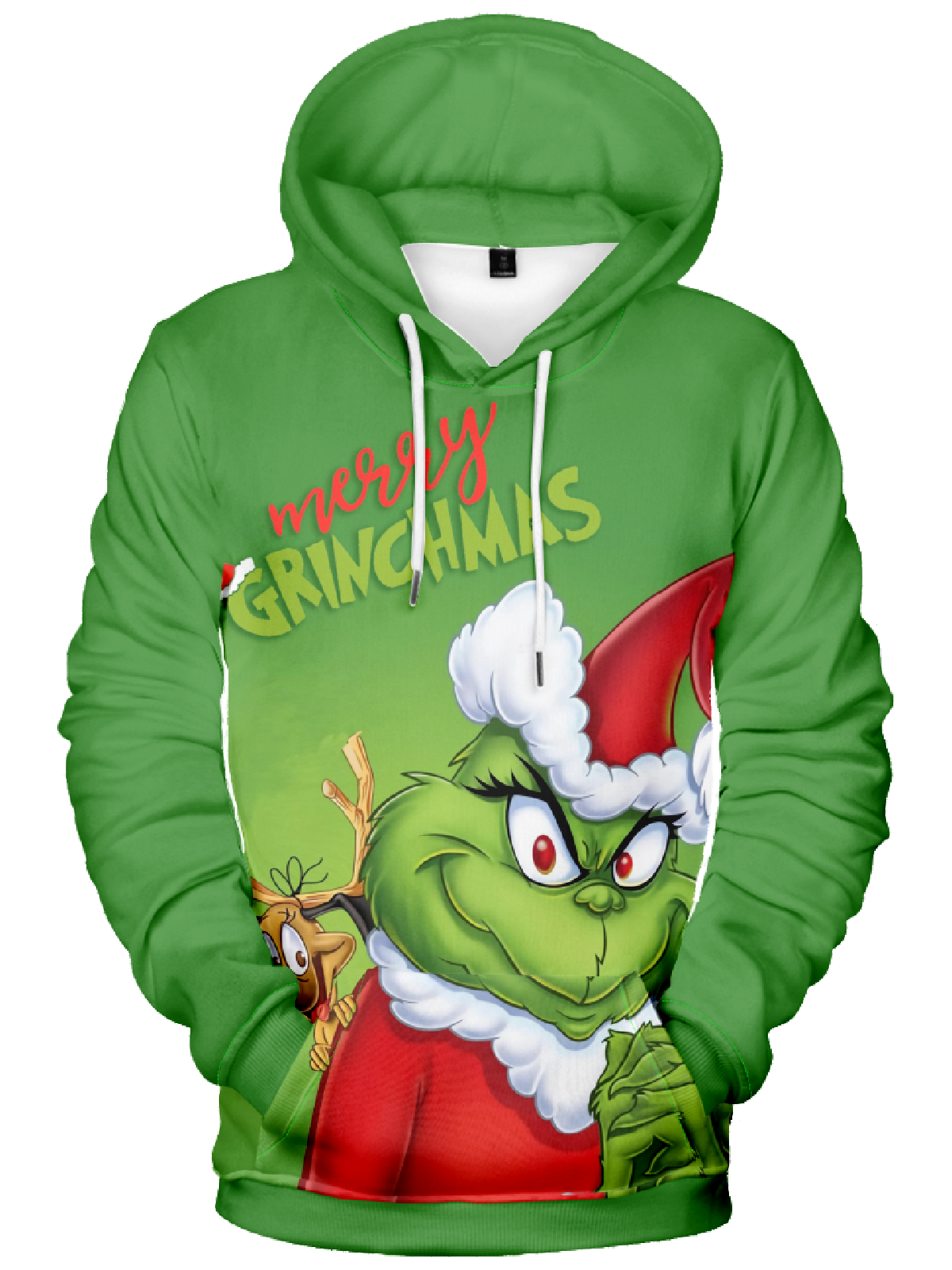 Men's Funny Christmas Cartoon Graphic Hoodie PLUSCLOTHESMAN