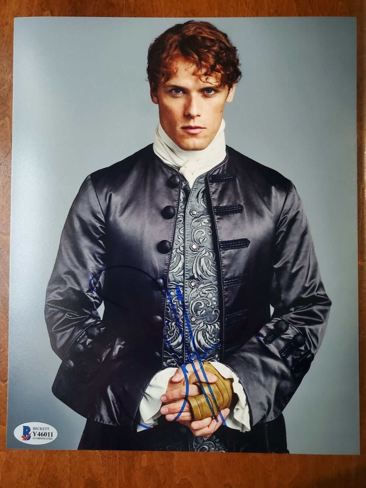 Sam Heughan signed Outlander 8x10 Photo Poster painting beckett authentic