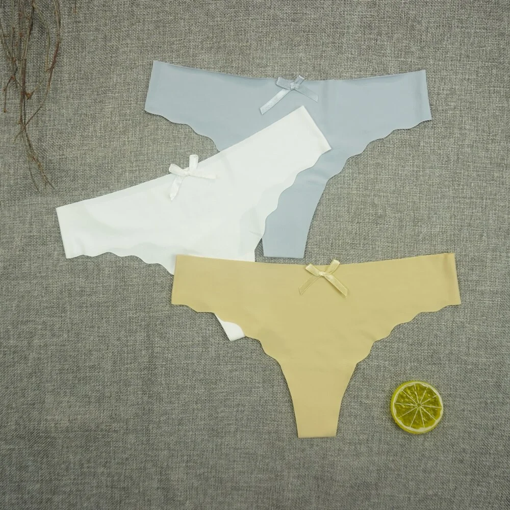 Billionm Plus Size Thong Femme Gstring Seamless Panties Sexy Pack Thongs Woman Low-rise Silk High Quality Panty Leopard S-4XL