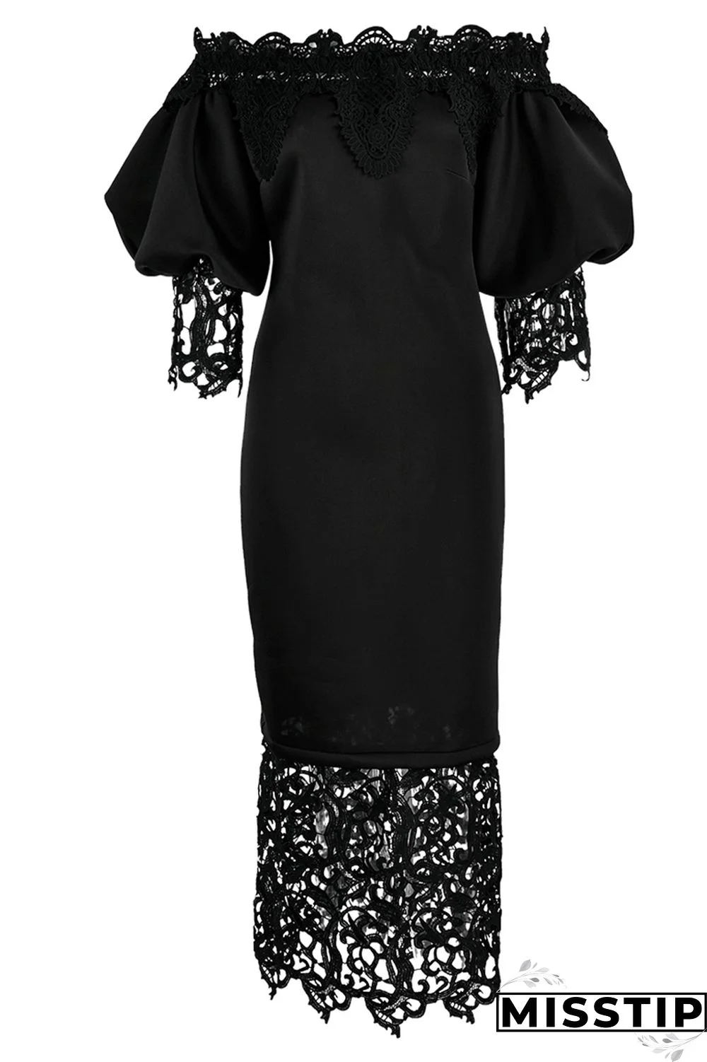 Blue Fashion Casual Solid Patchwork Off the Shoulder Long Dress Dresses