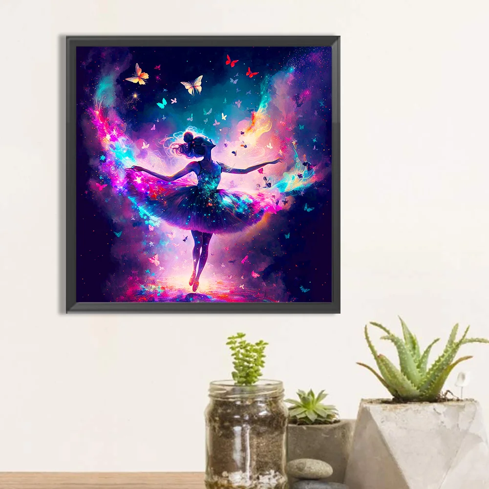 Diamond Painting - Full Round Drill - Ballet Dancer(Canvas|30*30cm)