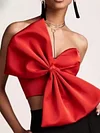 Sexy Strapless Bowknot Vest Top