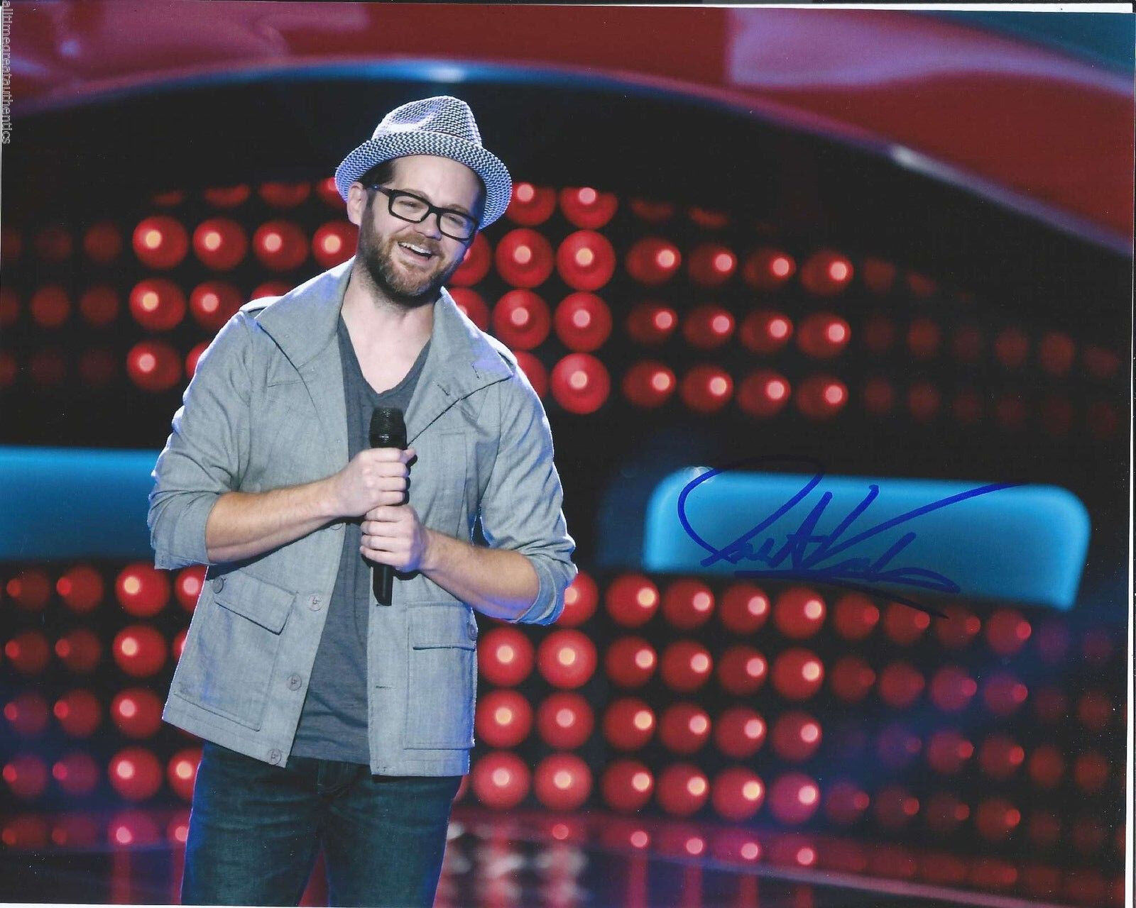 SINGER JOSH KAUFMAN SIGNED AUTHENTIC 8X10 Photo Poster painting I w/COA THE VOICE WINNER