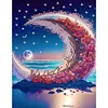 Diamond Painting-DIY Crystal Rhinestone Wreath Moon