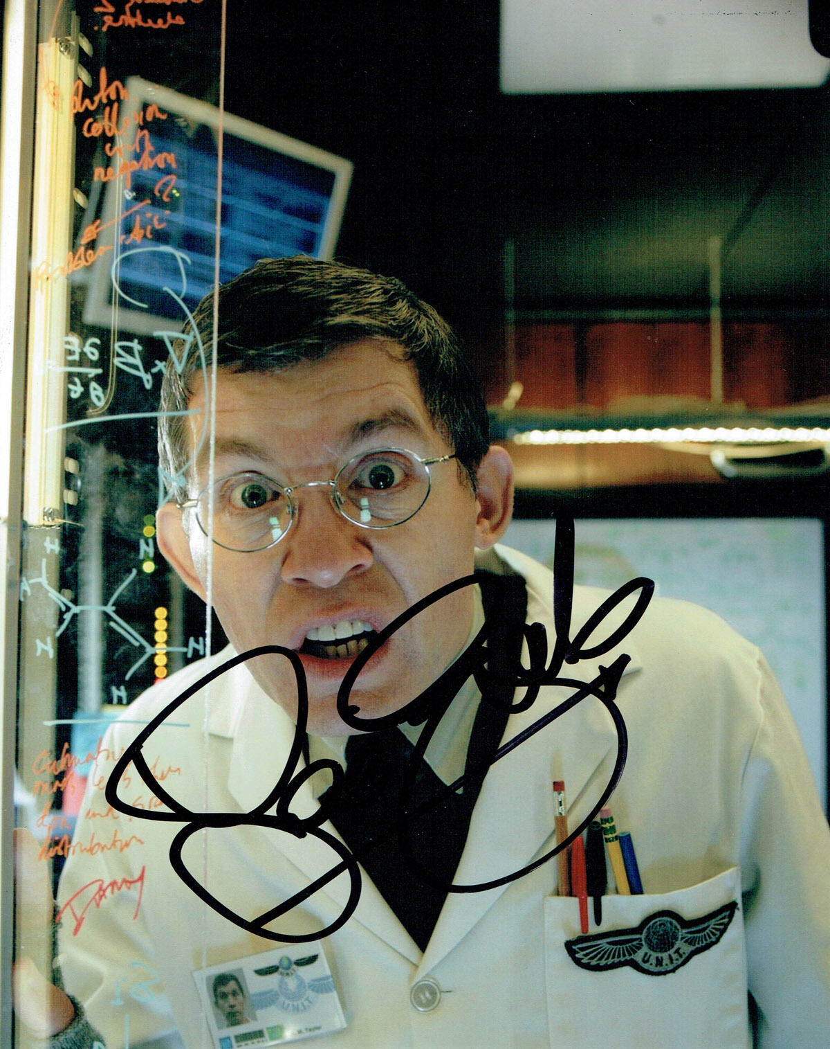 Lee EVANS SIGNED Autograph 10x8 Dr Who Photo Poster painting AFTAL COA Planet of the Dead