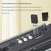 DE808 Multi-functional Portable Radio with Bluetooth, SIM Card, USB Flash Drive, Lighting, and Charging Capabilities