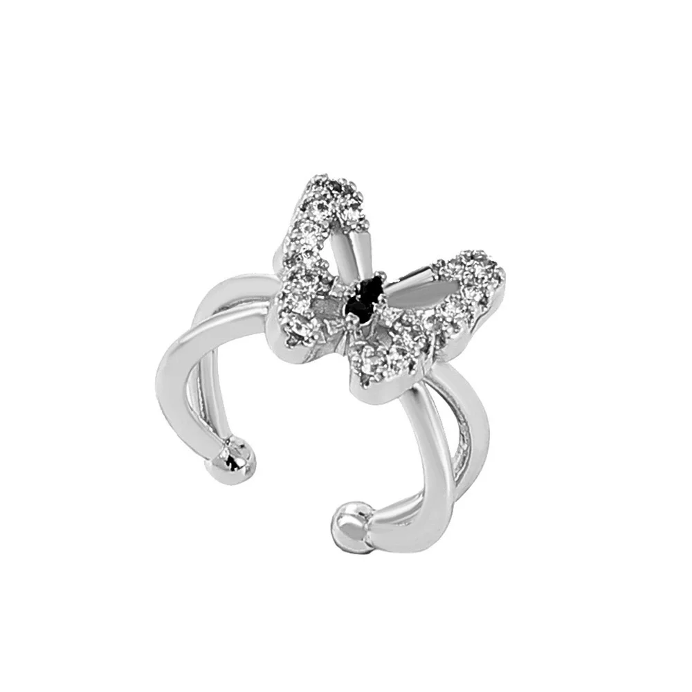 Butterfly Zirconia Earrings