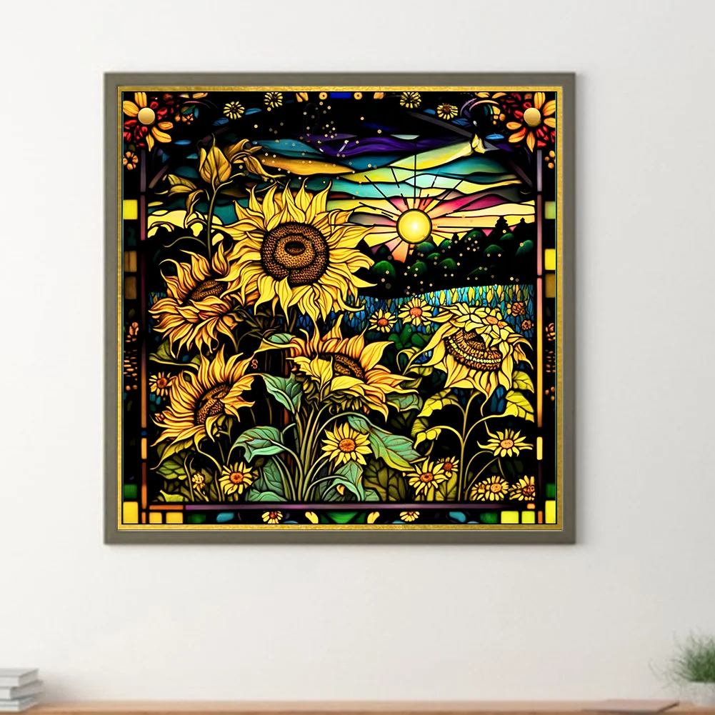 Diamond Painting - Full Round Drill - Sunflower(Canvas|30*30cm)