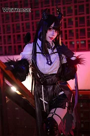 [Wetrose] In Stock Nerissa Ravencroft Hololive EN Vtuber Cosplay Costume Wig Full Set