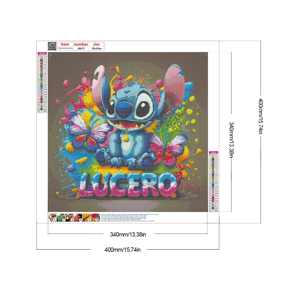 Full Round Diamond Painting 40*40cm - Joyful Stitch