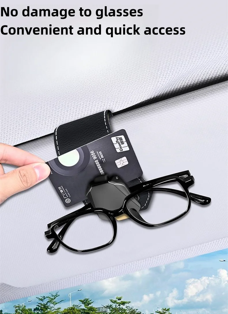 Car Multifunctional Sun Visor Glasses Clip