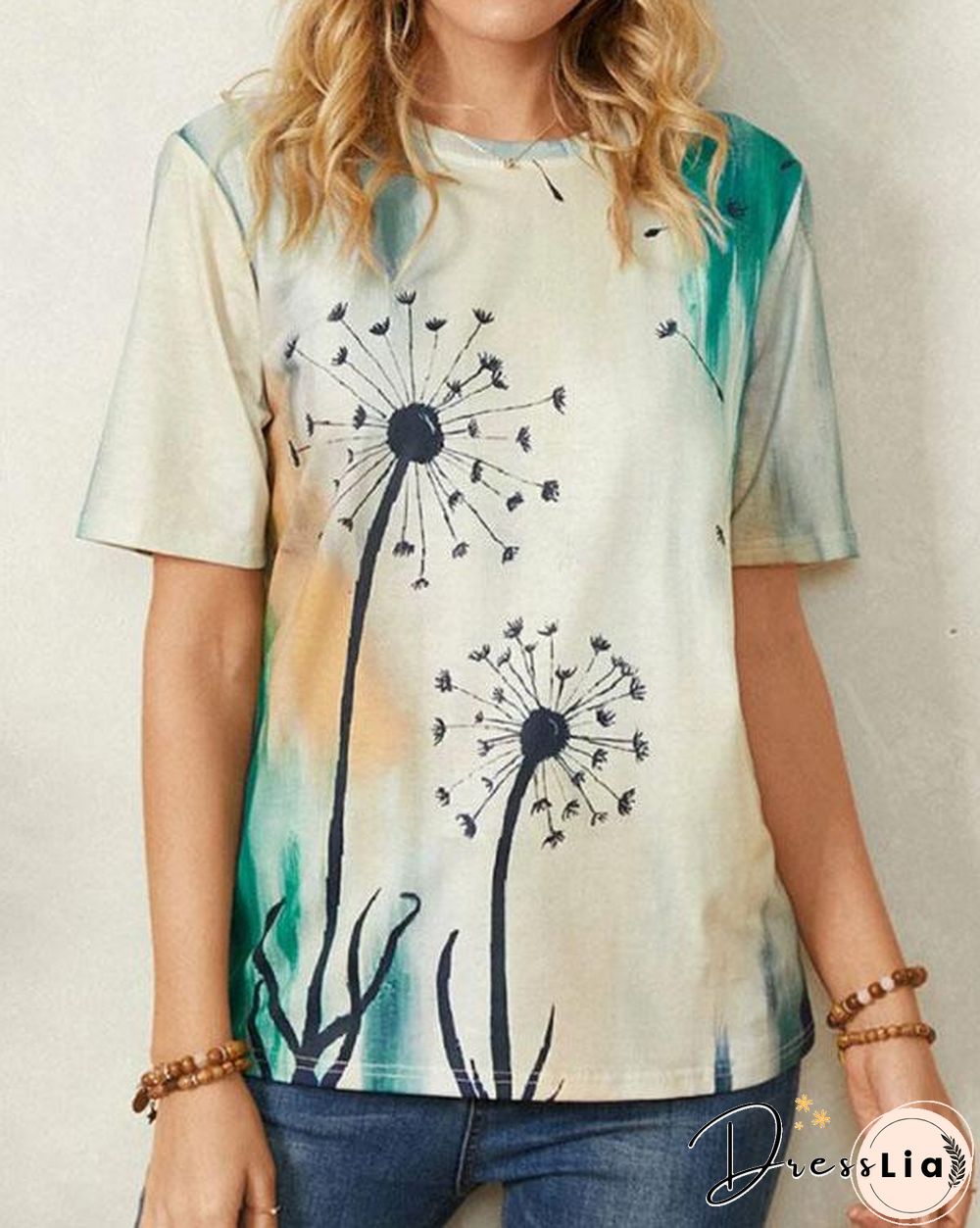 Women's Vintage Casual Printed Summer Tops