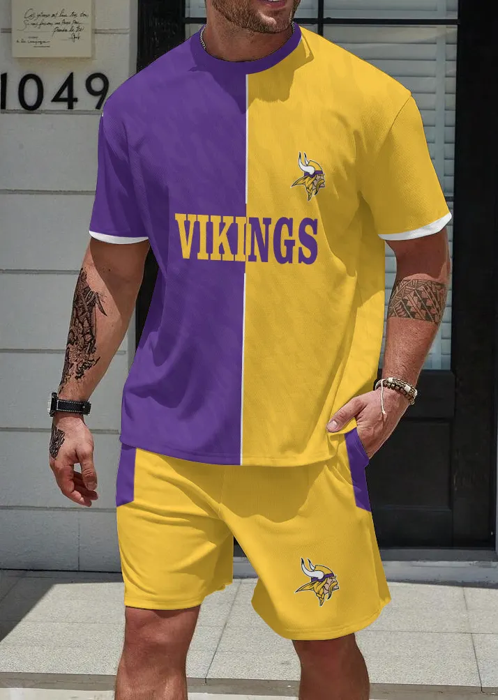 Minnesota Vikings  Limited Edition Top And Shorts Two-Piece Suits