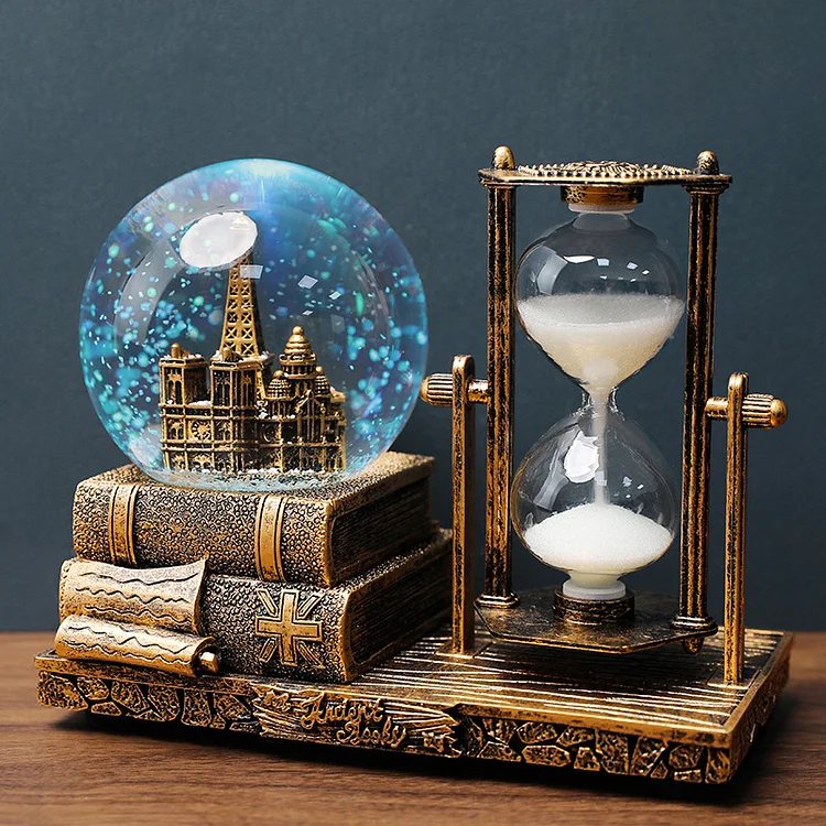 Retro Tower Hourglass Timer Crystal Ball