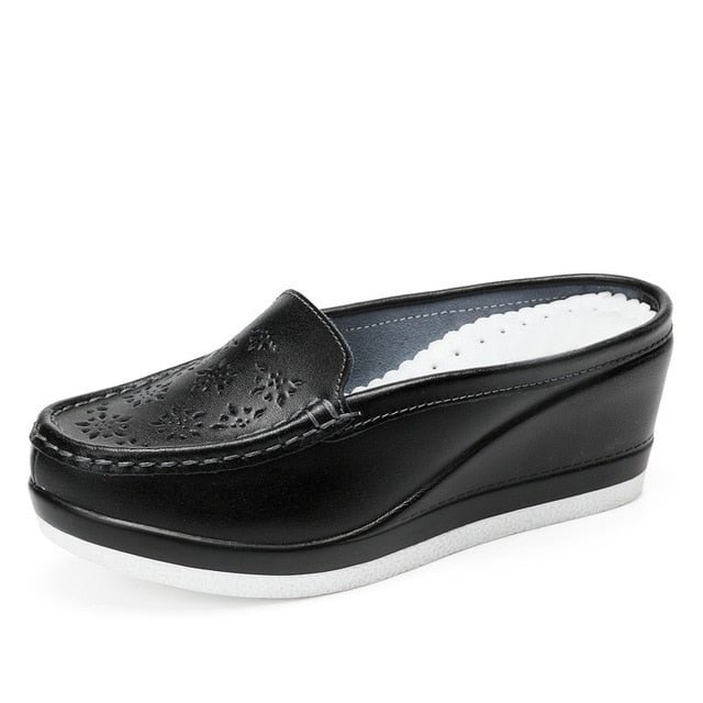 GKTINOO Summer Woman Shoes Platform Slippers Wedge Flip Flops Women High Heel Slippers For Women Casual Sandals Female Shoes
