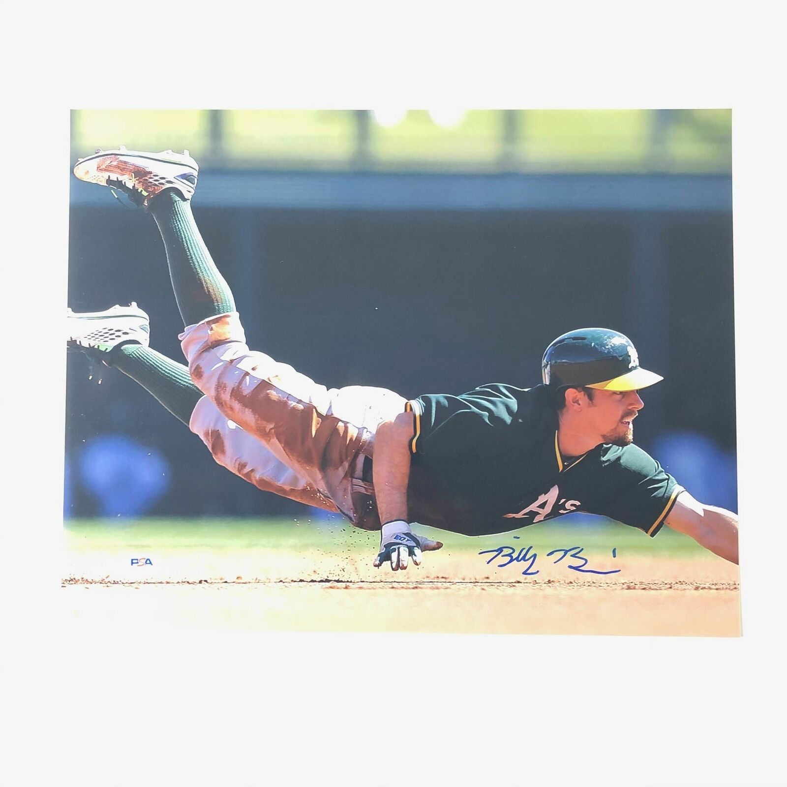 Billy Burns signed 11x14 Photo Poster painting PSA/DNA Oakland Athletics autographed