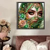 Elegant Beauty-Partial Special Shaped Diamond Painting 30*30CM
