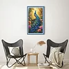 Peacock - Full Embroidery 3 Strands 11CT Stamped Cross Stitch - 40*70CM - Large Size