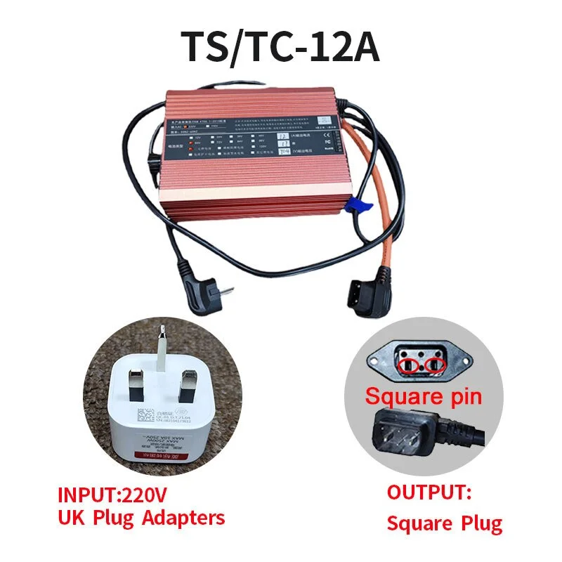 Suitable for Super SOCO TC TS TC-MAX High Current Charger 12A Fast Charging Communication Protocol Compatible