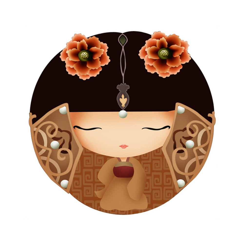 

Character - 11CT Stamped Cross Stitch - 38*38CM, 501 Original